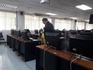 33. กิจกรรมอบรมเชิงปฏิบัติการการบันทึกข้อมูลผ่านระบบ Project-Based Management : PBM และระบบการบันทึกการปฏิบัติงาน วันที่ 22-23 กุมภาพันธ์ 2564 ณ ห้องปฏิบัติการคอมพิวเตอร์ ชั้น 9 อาคารศูนย์ภาษาและคอมพิวเตอร์ มหาวิทยาลัยราชภัฏกำแพงเพชร